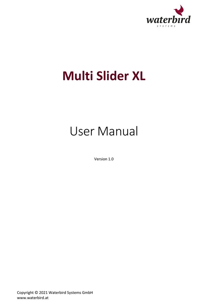 Waterbird XL user manual