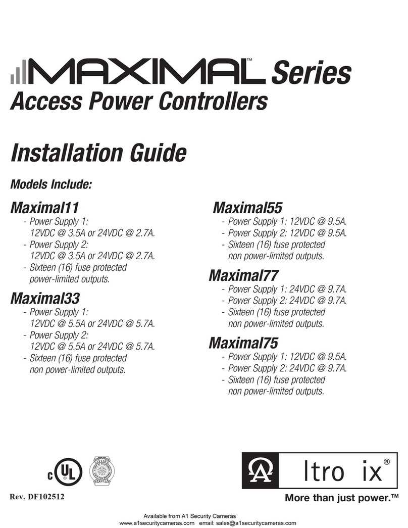 Altronix Maximal series User manual