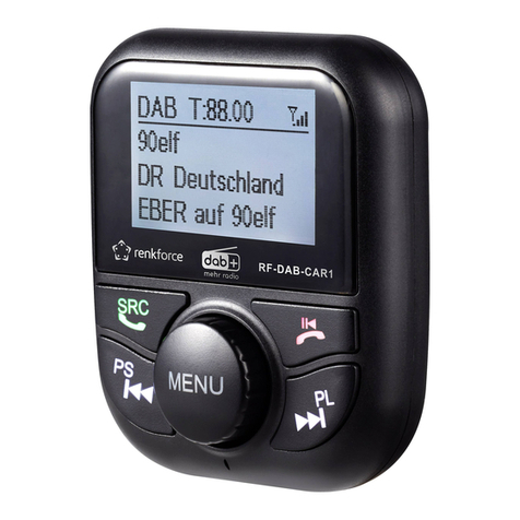 Renkforce DAB+ RF-DAB-CAR1 User manual