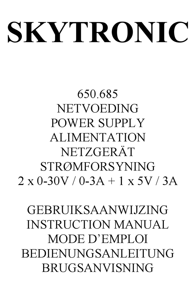 SKYTRONIC 650.685 instruction manual