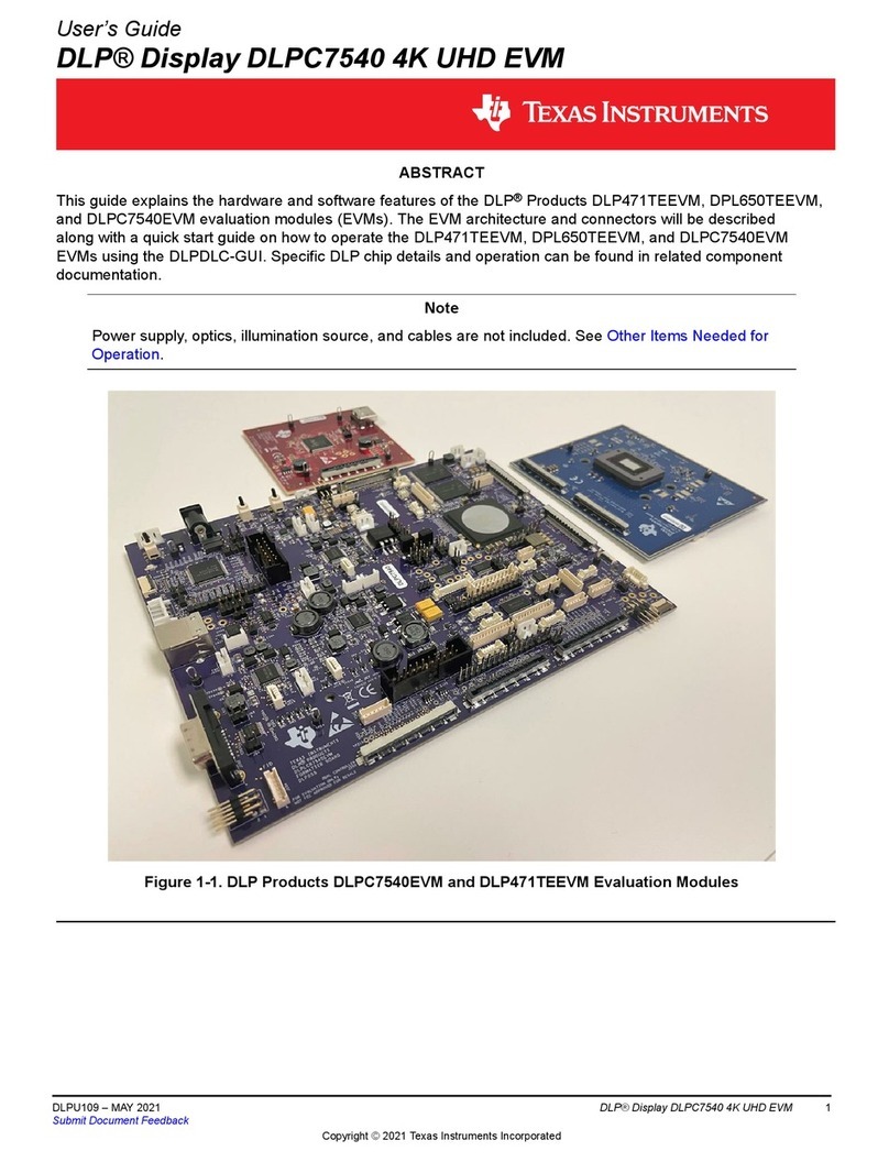 Texas Instruments DLP DLPC7540 User manual