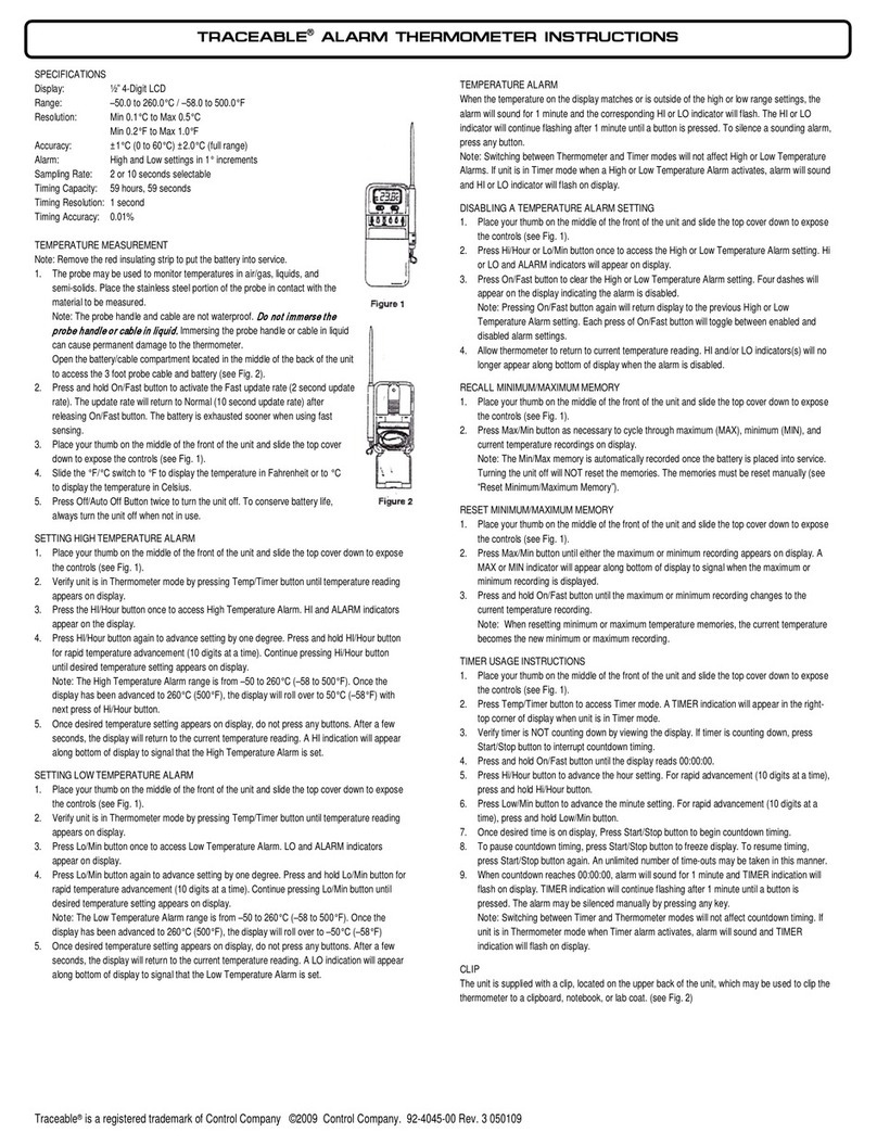 Traceable 4045 User manual