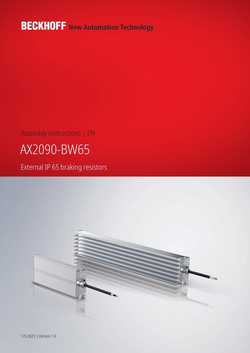 Beckhoff AX2090-BW65 User manual