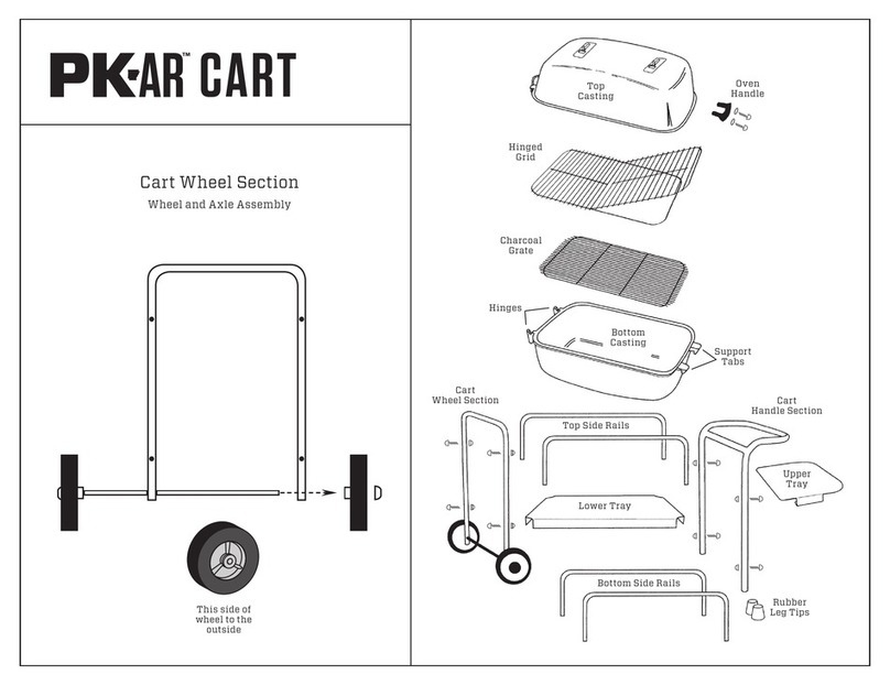 PK Grills PK-AR CART Assembly