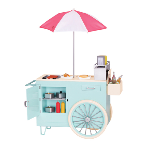Our Generation This is OUR story Retro Hot Dog Cart... User manual