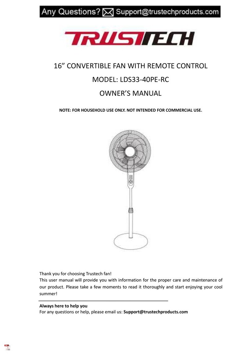 Trustech LDS33-40PE-RC owner's manual