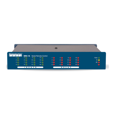 Broadcast Tools SRC-16 User manual Broadcast Tools SRC-16 User manual