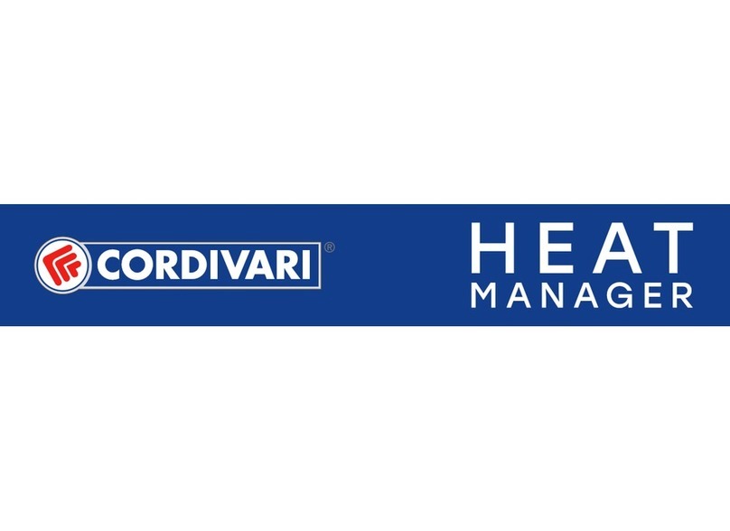 Cordivari Heat Manager user manual