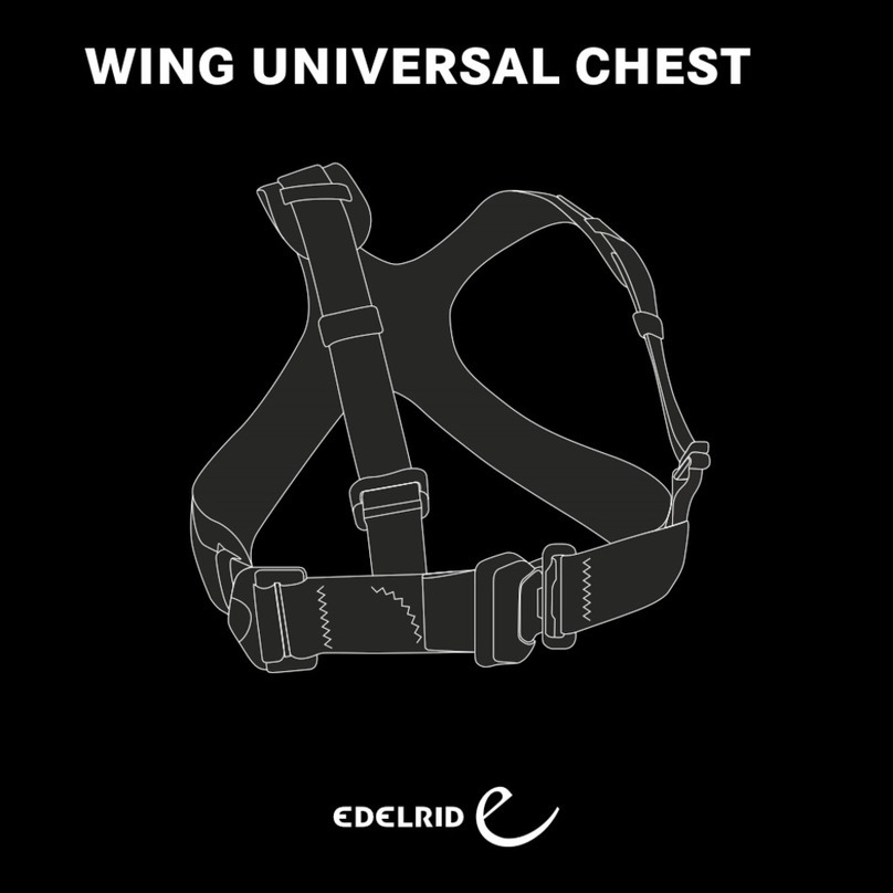 EDELRID WING UNIVERSAL CHEST Notes Concerning Application, Safety, Service Life, Storage and Maintenance EDELRID WING UNIVERSAL CHEST Notes Concerning Application, Safety, Service Life, Storage and Maintenance
