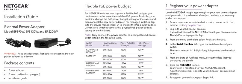 NETGEAR EPS90W User manual