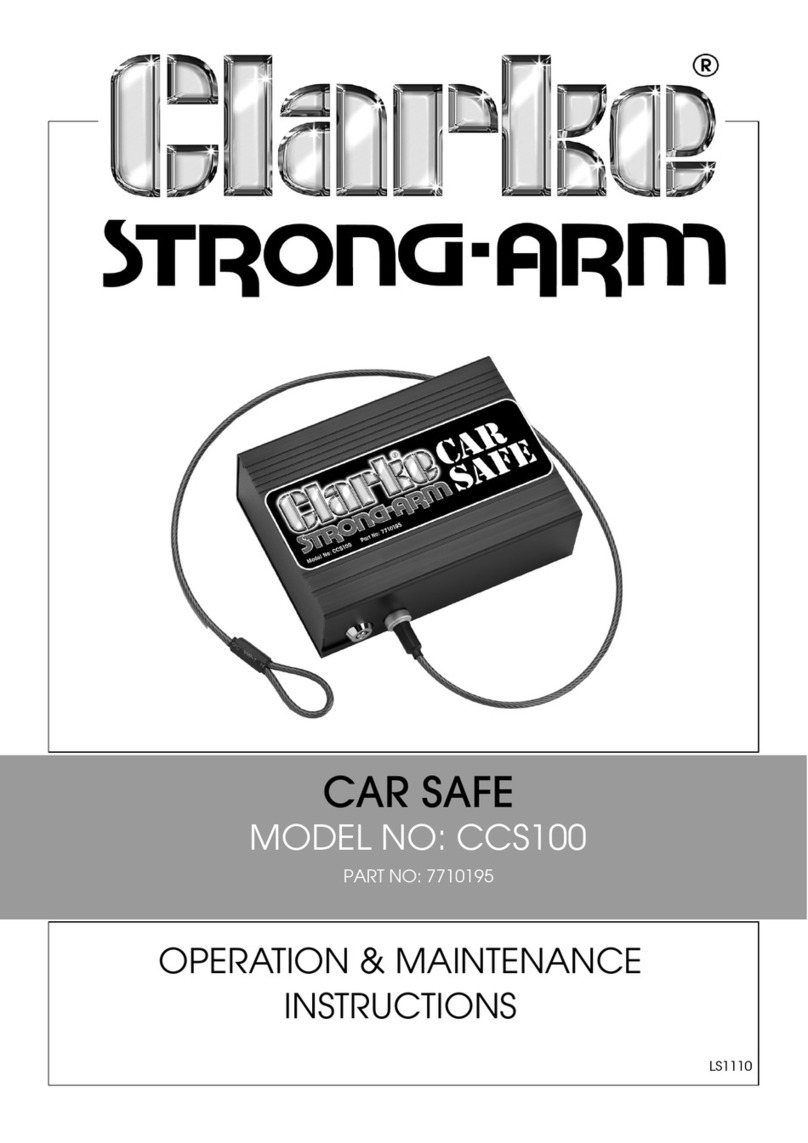 Clarke Strong-Arm CCS100 Instruction Manual