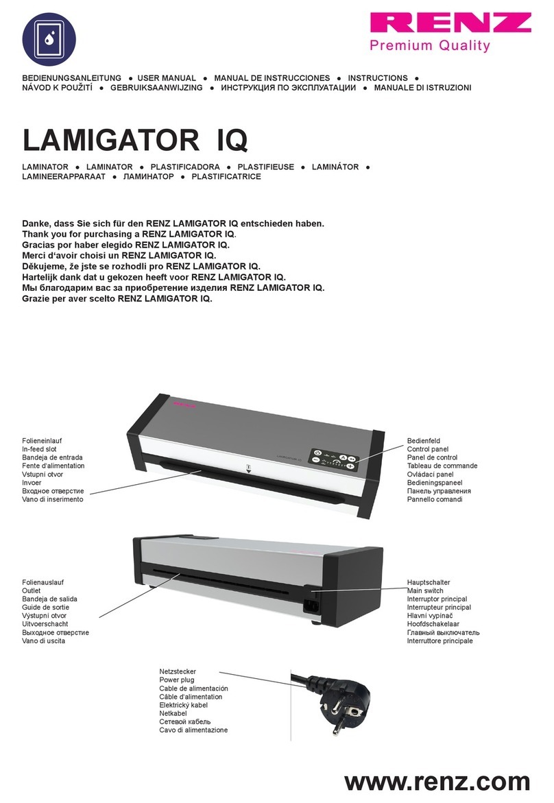 Renz LAMIGATOR IQ User manual