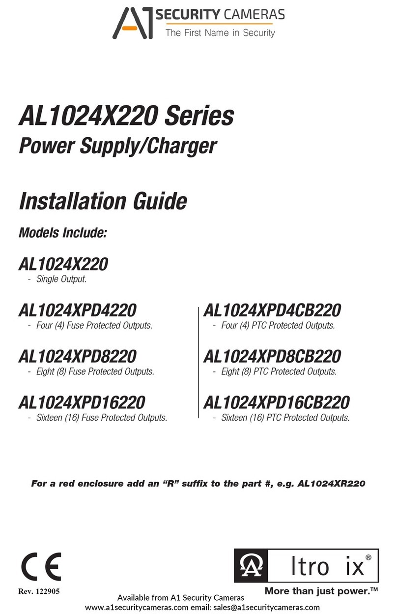 Altronix AL1024X220 Series User manual