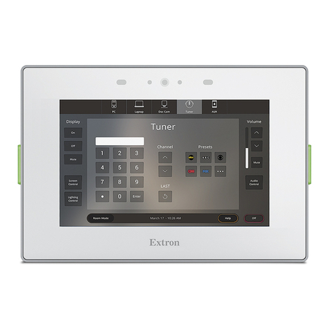 Extron electronics TouchLink TLC Pro 526M Series User manual Extron electronics TouchLink TLC Pro 526M Series User manual