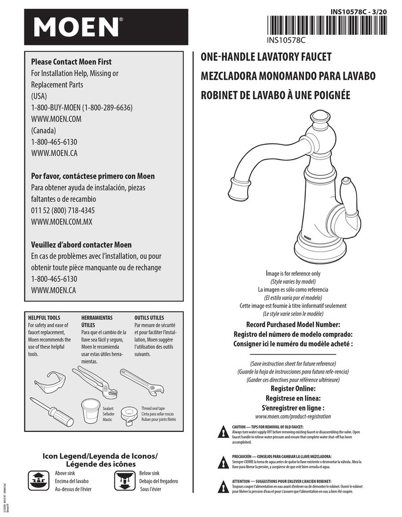 Moen S44101 User manual