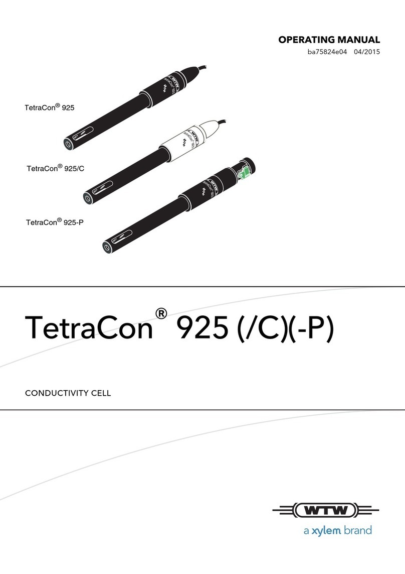 Xylem WTW TetraCon 925 operating manual