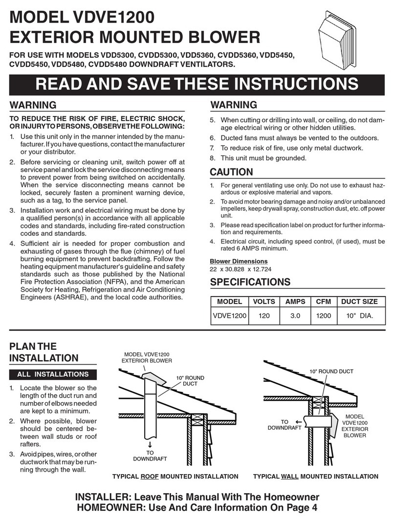 Viking Range VDVE1200 instructions
