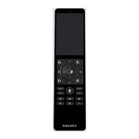Savant X2 User manual