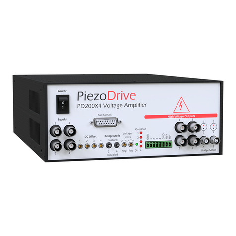 PiezoDrive PD200X4-V0,200 User manual