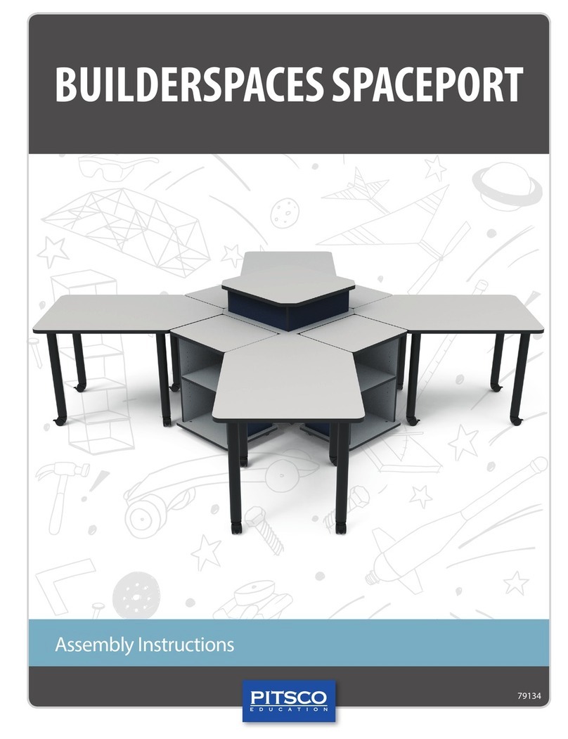 Pitsco Education BUILDERSPACES SPACEPORT Assembly instructions