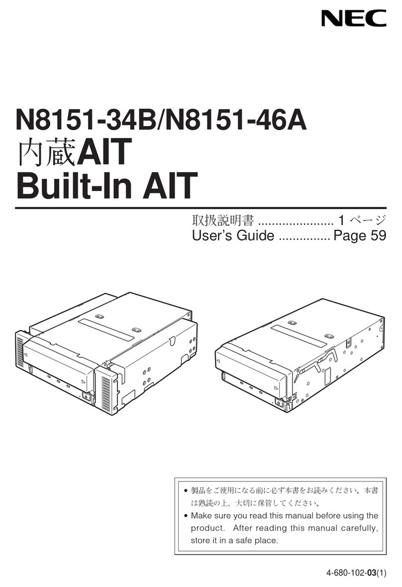 NEC N8151-34B User manual