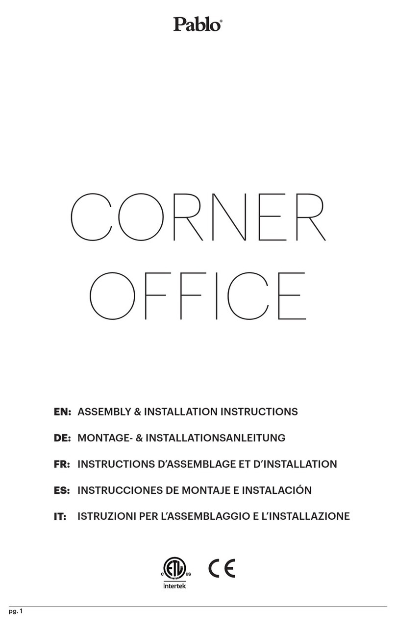 Pablo Corner Office Programming manual