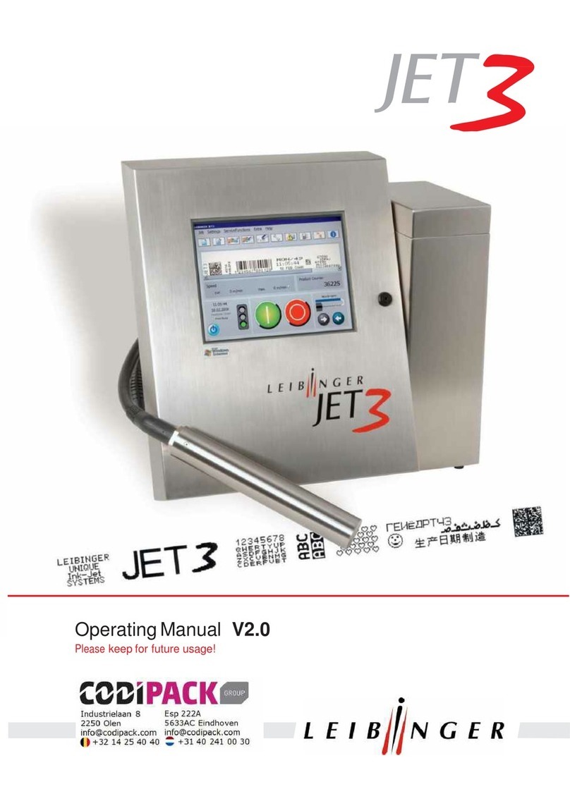 Leibinger JET3 operating manual