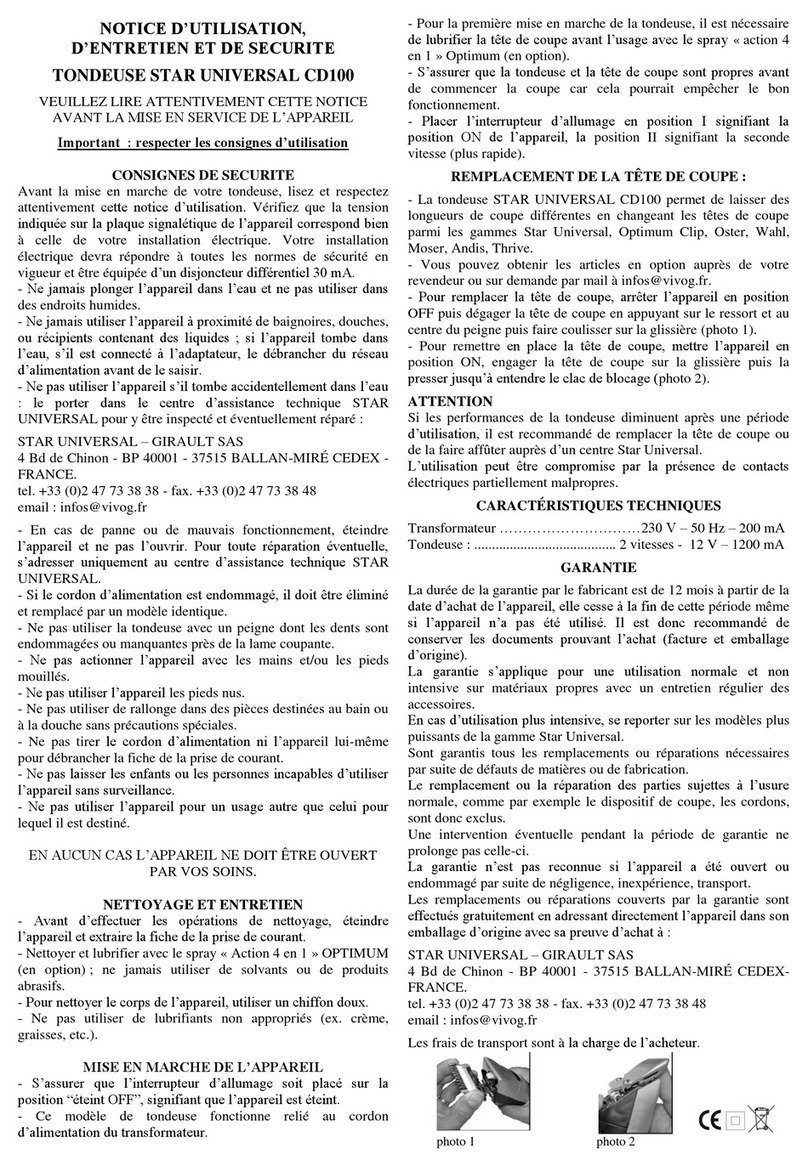 Star CD100 User guide