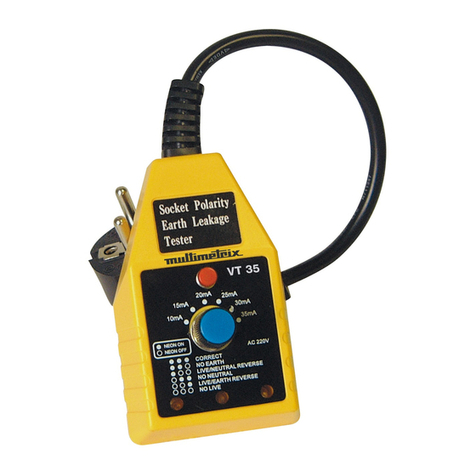 Chauvin Arnoux Multimetrix VT35 user manual