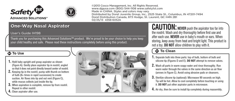 Dorel Juvenile Group Safety 1st Advanced Solutions IH198 user guide Dorel Juvenile Group Safety 1st Advanced Solutions IH198 user guide