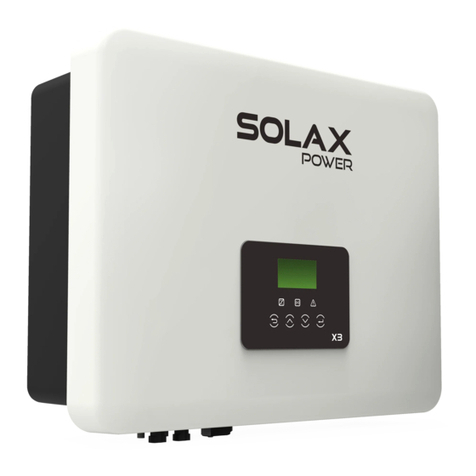 Solax X3 series user manual Solax X3 series user manual