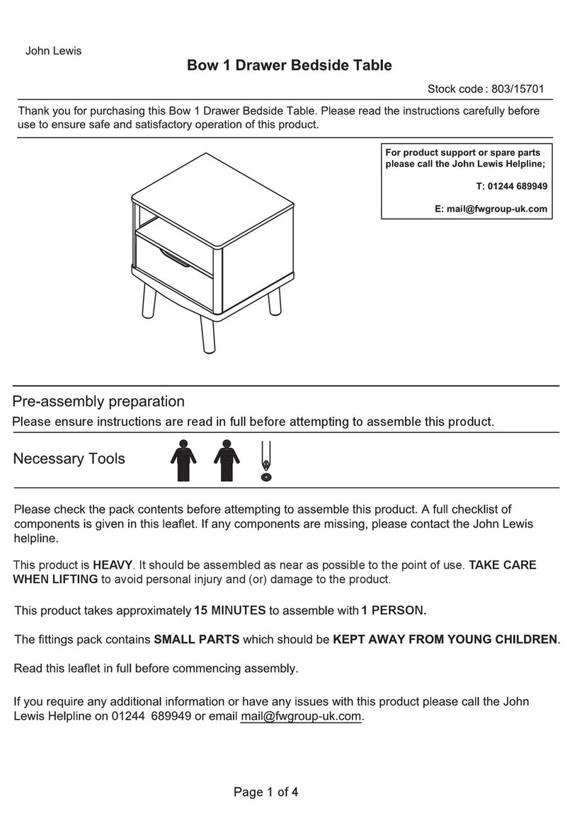 John Lewis 803/15701 quick start guide