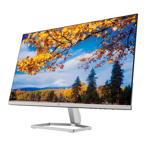 HP HP M27f Assembly instructions