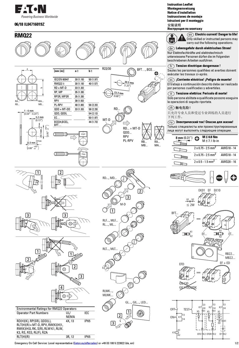 Eaton RMQ22 Manual