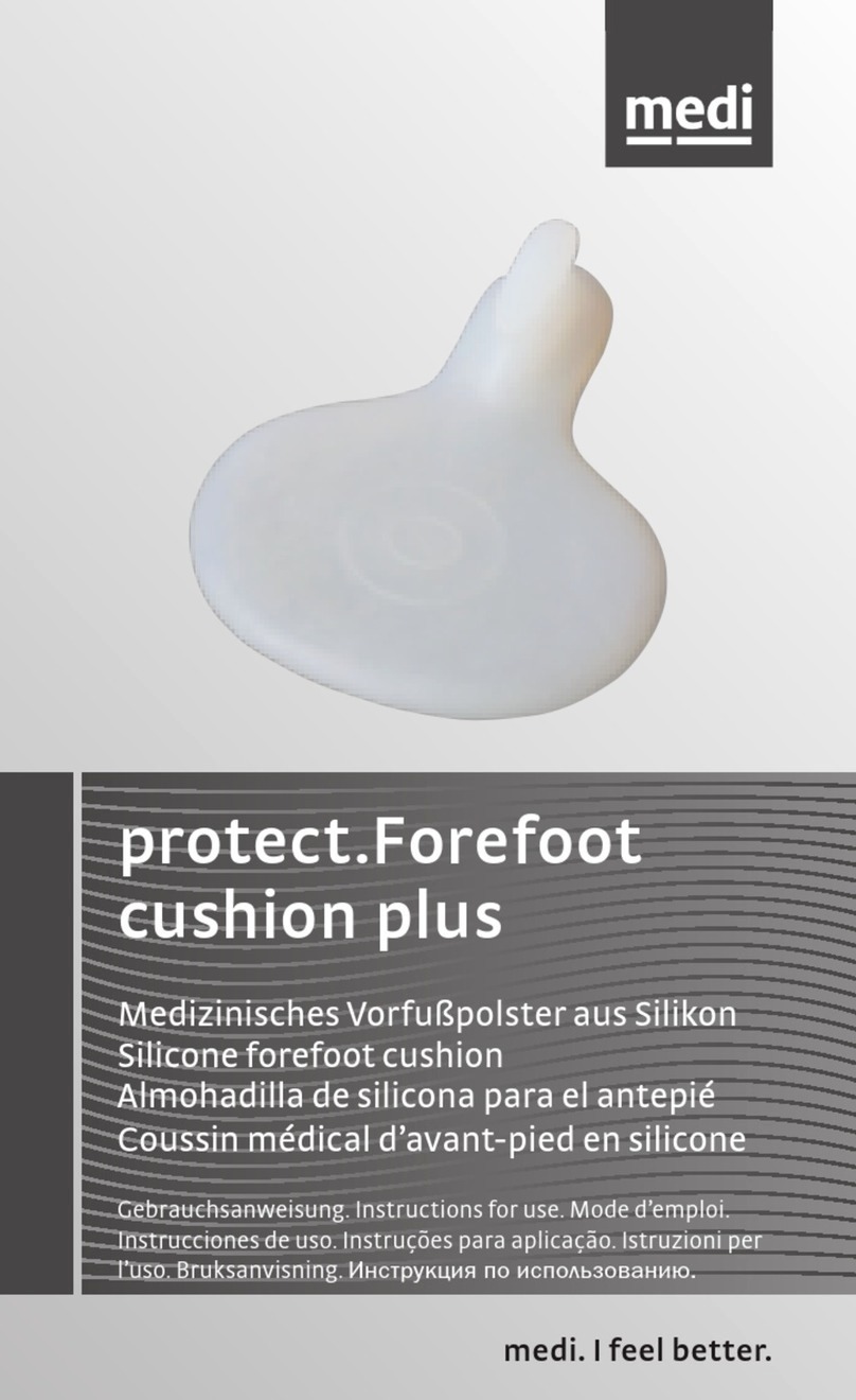 medi protect.Forefoot cushion plus User manual
