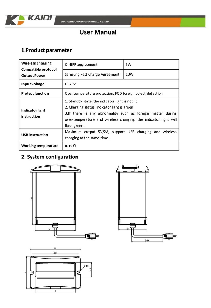 Kaidi KDDY101 user manual