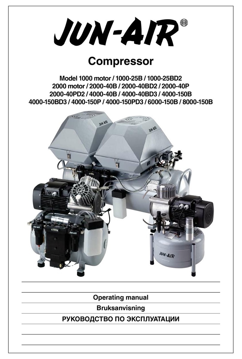 Jun-Air 1000 motor operating manual