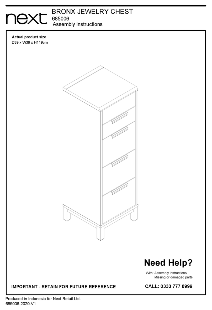 Next BRONX 685006 User manual Next BRONX 685006 User manual