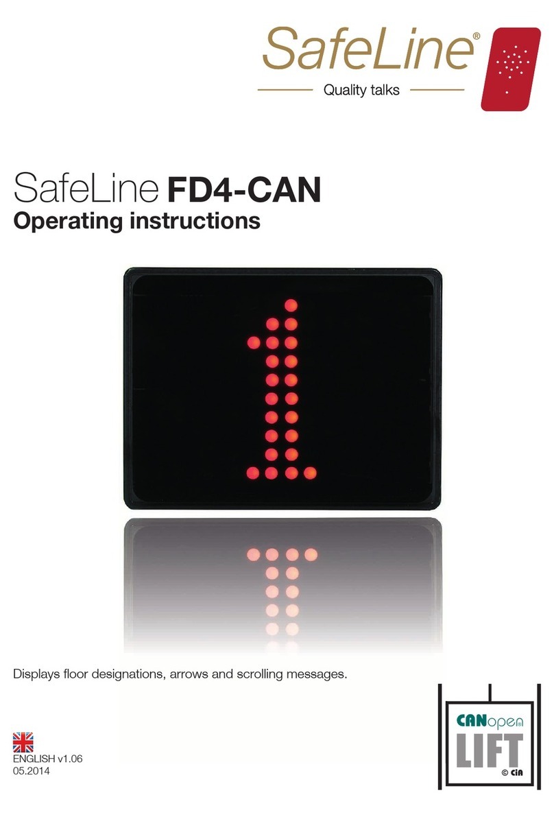 Safeline FD4-CAN operating instructions