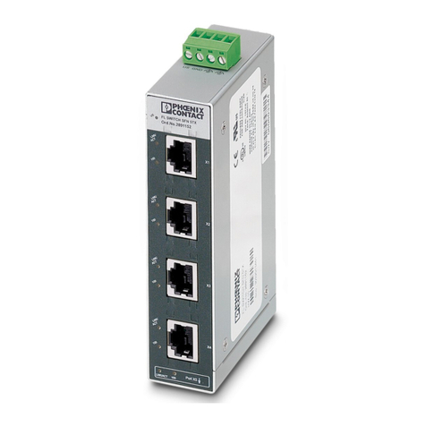 Phoenix Contact FL SWITCH SFN 5TX-24VAC Quick start guide