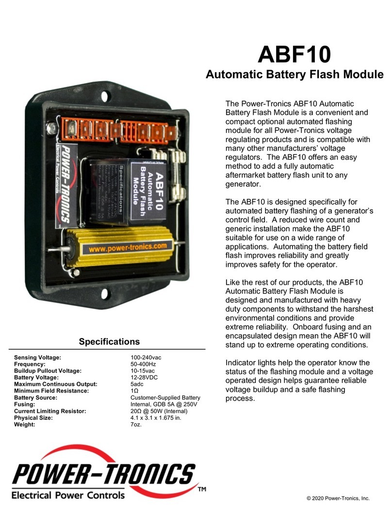 Power-Tronics ABF10 manual