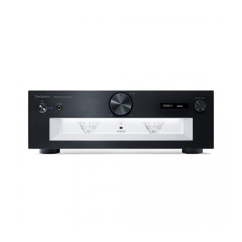 Technics SU-R1000 User manual Technics SU-R1000 User manual
