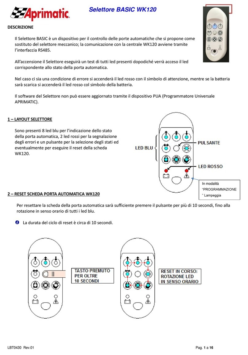 Aprimatic WK120 quick guide