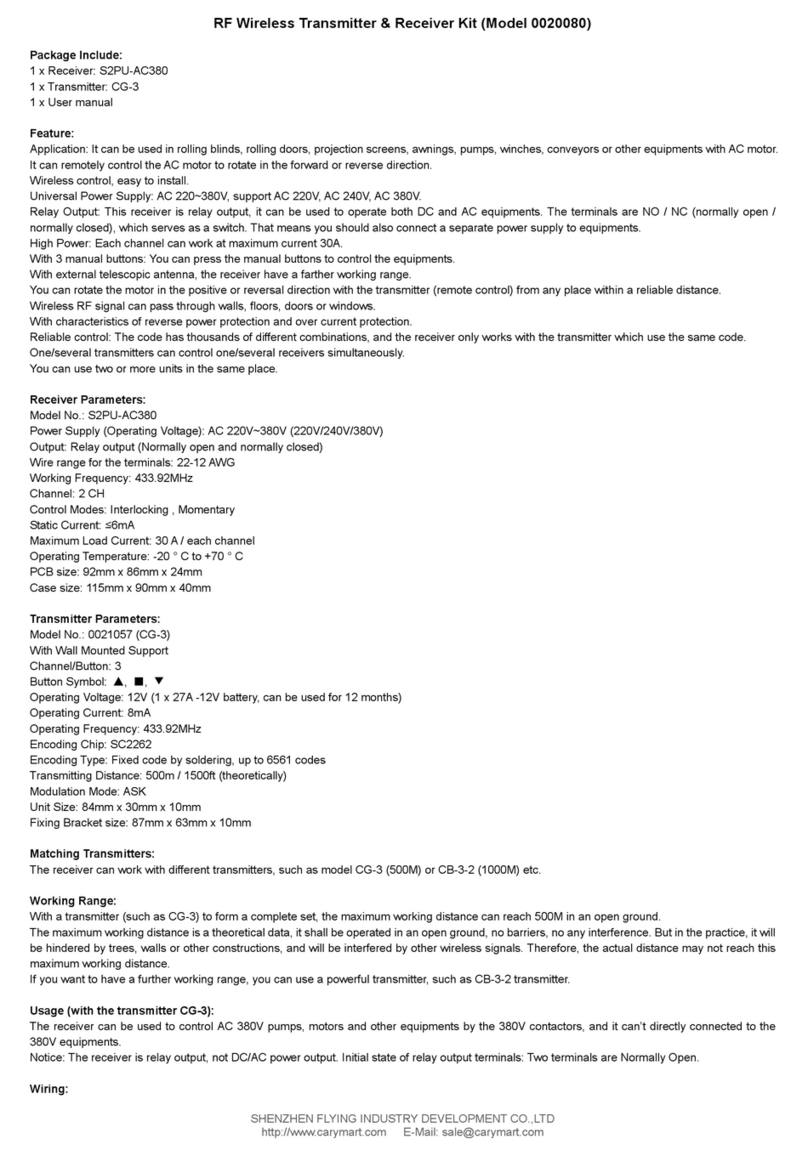 Flying Industry Development 0020080 quick guide