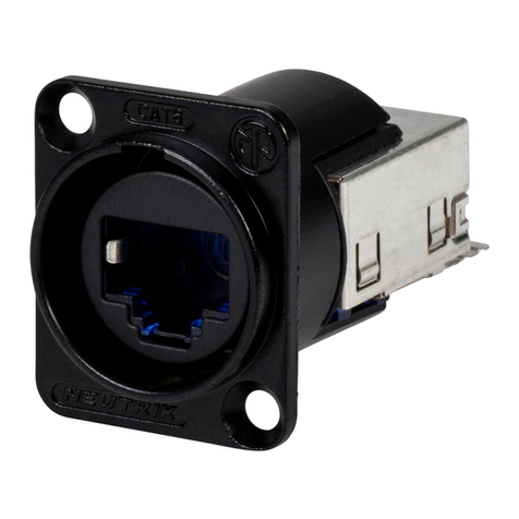 NEUTRIK NE8FDY-C6 Assembly instruction