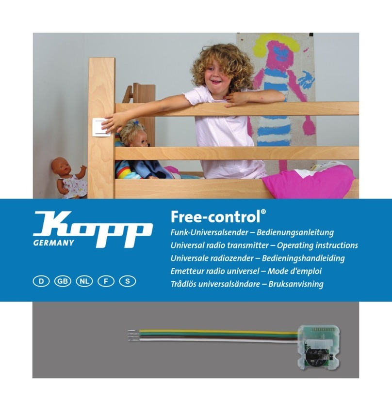 Kopp Free-control User manual