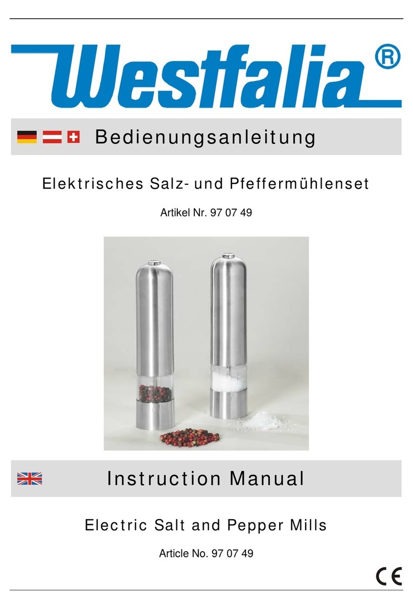 Westfalia 97 07 49 instruction manual