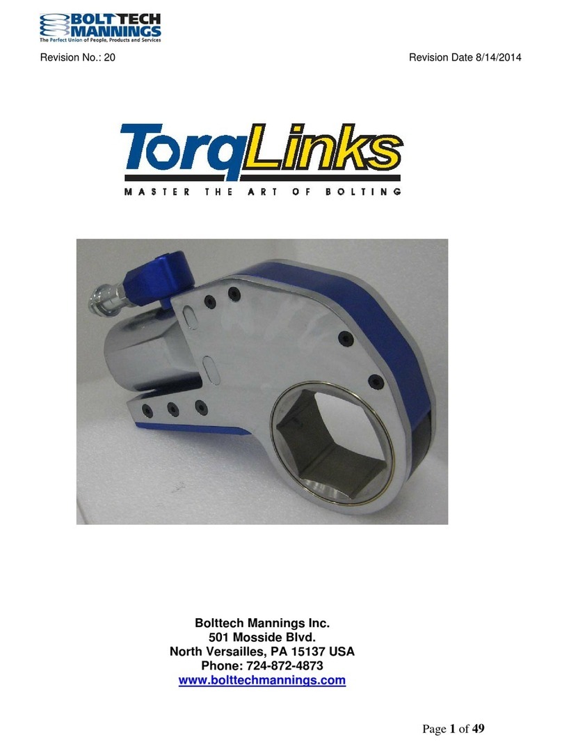 Bolttech-Mannings TorqLinks Operation & maintenance manual