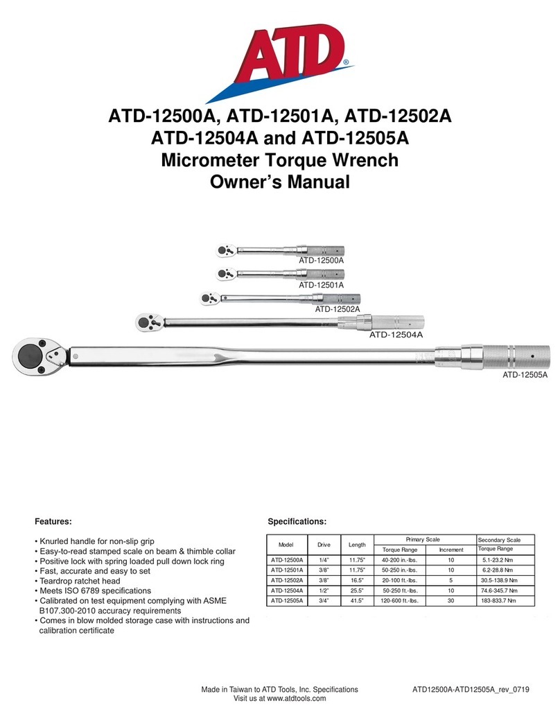 ATD Tools ATD-12500A owner's manual