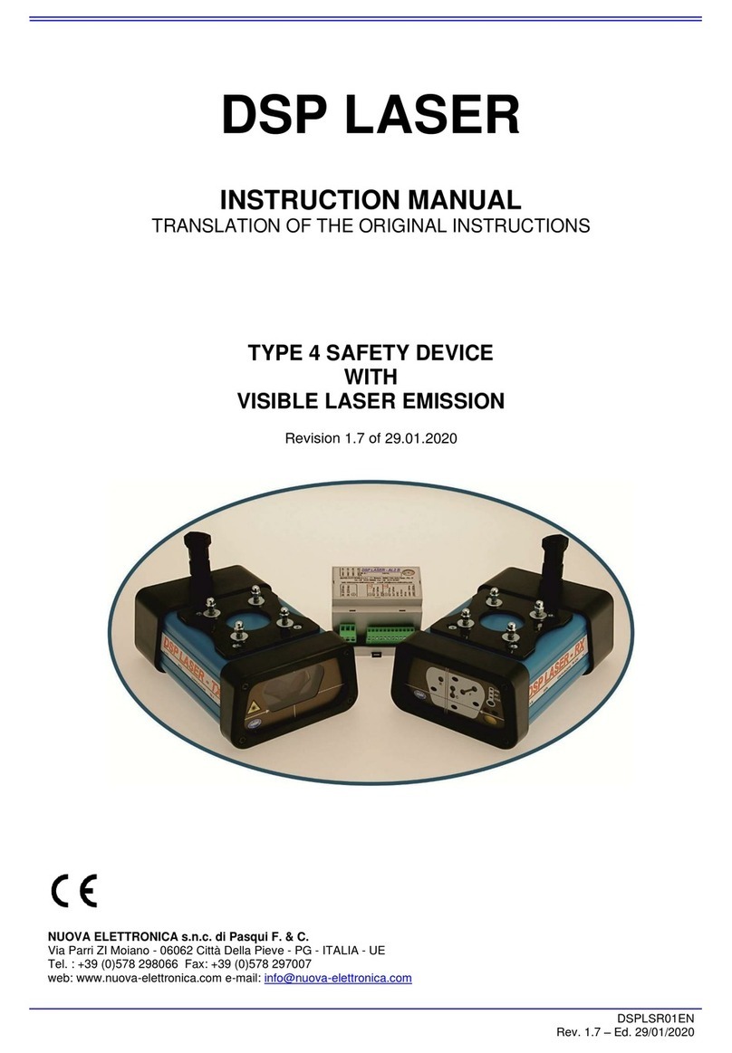 NUOVA ELETTRONICA DSP LASER User manual